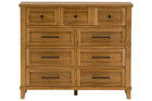 XXX's and OOO's 9-Drawer Bureau
